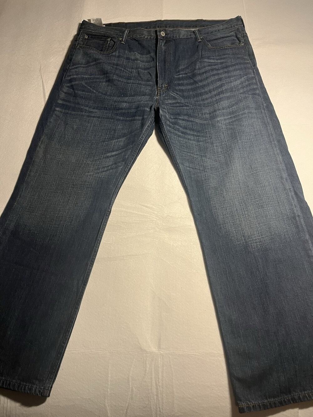 Levi’s 569 Loose Straight Jeans Mens 42x32 Blue Denim Relaxed Fit